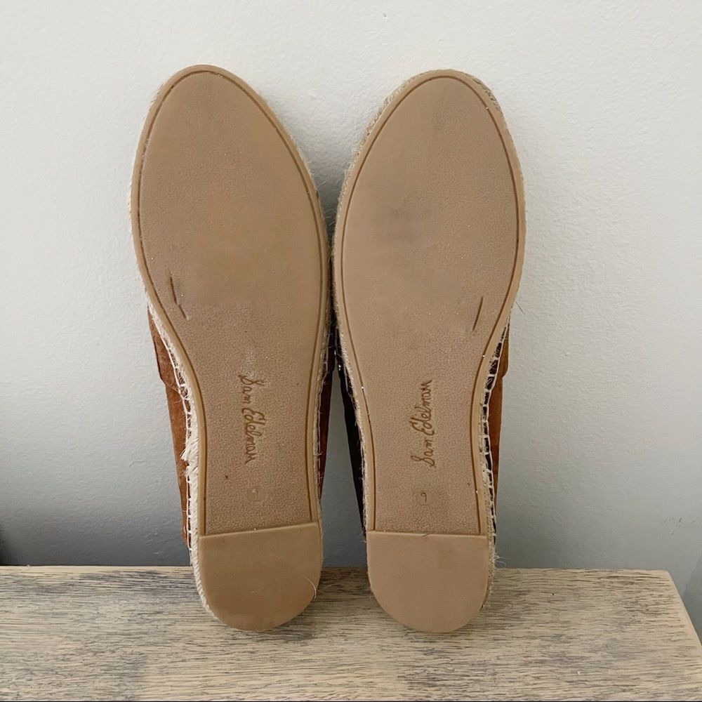 Sam Edelman Koda Brown Suede Slip On Espradilles size 9 preowned - Picture 8 of 8